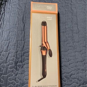 Conair infinity pro 1.25 inch rose gold titanium curling iron for loose curls